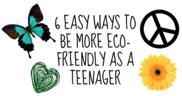 6 Ways to be More Eco Friendly as a Teenager